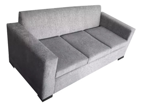 Sillon 3 Cuerpos Cubo Reforzado Chenille Antidesgarro Cubile