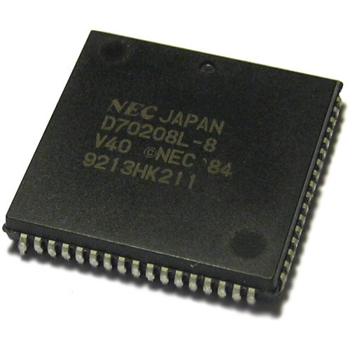 Microprocesador D70208l-8 V40 16 Bit Plcc 68