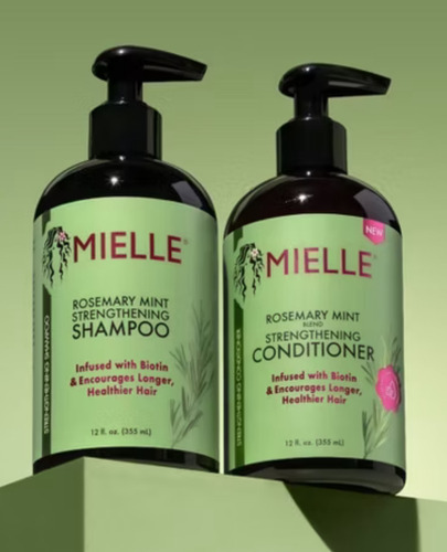 Kit Shampoo Acondicionador Y Aceite De Romero Mielle Organic