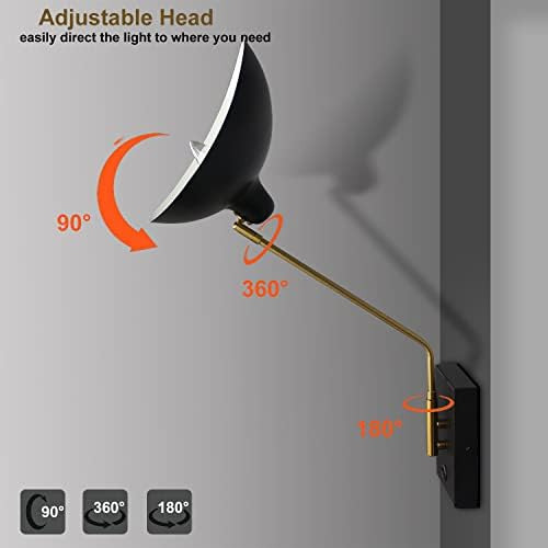 Claxy - Apliques De Pared Para Dormitorio Con Brazo Oscilant