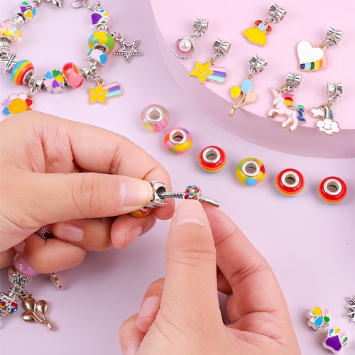 Juego De Materiales Coloridos For Hacer Collares De 67 Piez