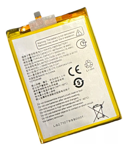 Bateria Compatible Para Zte A52 Li3949t44p8h906450