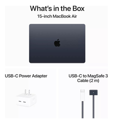 Macbook Air 15.6 Chip M3 / 8 Gb - 256 Ssd / Teclado Español