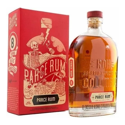 Ron Parce Rum 8 Años - mL a $356