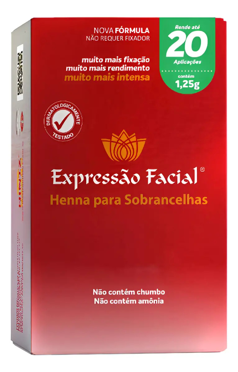 Henna Pocket Sobrancelha Expressão Facial Tom Louro Escuro