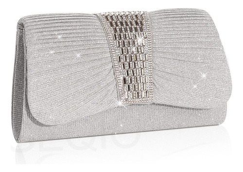 Bolso De Mano Embrague De Noche Brillante Para Mujer Fiesta