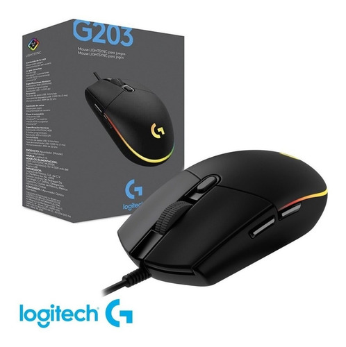 Mouse Raton Gamer Logitech G203 Prodigy / G Pro 8000dpi 