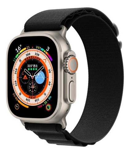 Malla Para Apple Watch Ultra 49mm 2 Negra Calidad Premium 