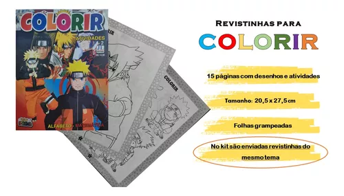 20 Revista para Colorir Naruto