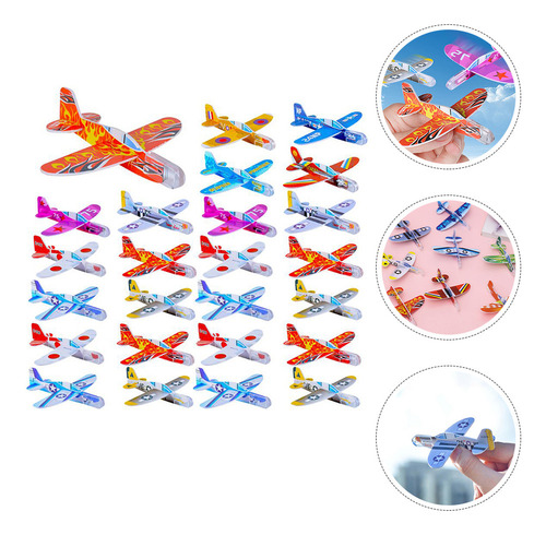 - Juguetes De Espuma Para Aviones Pequeños Lanzados A Mano,