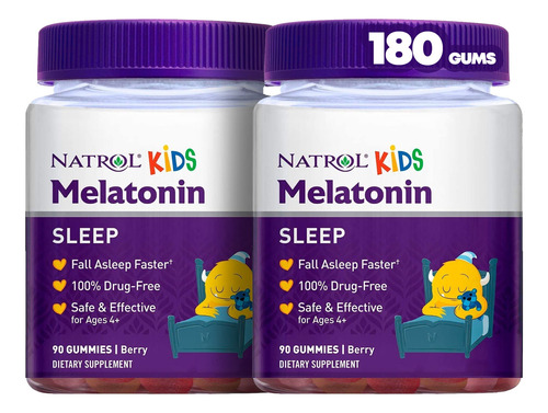 Melatonina Natrol Kids | Descanso Profundo | 180 Gomitas