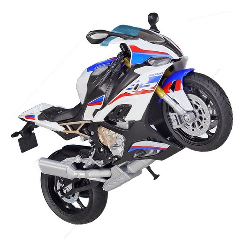 Maqueta De Moto 1:12 Para Bmw S1000rr 2021 Versión Blanca