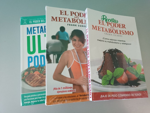 Pack De 3 Libros Frank Suarez Metabolismo Receta Ultra Combo