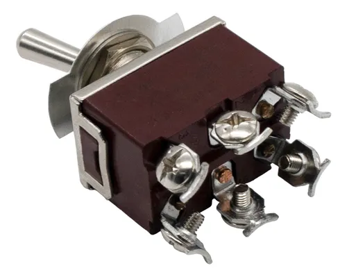 Llave Palanca 2 Polos On-on 15a 250v Dpst