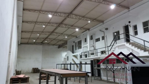Imagem 1 de 10 de Galpão Com Loja E Escritório Vila Mathias Santos Sp - 4145