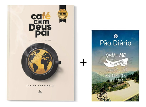 Kit Café Com Deus Pai 2024 Porções Diárias De Paz + Pão Diário Guia-me Pela Tua Verdade 366 Devocionais 2024