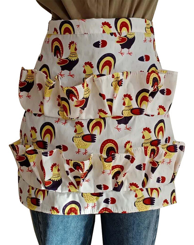 Delantal Recolector De Huevos Uniforme Para Ama De Casa Chef