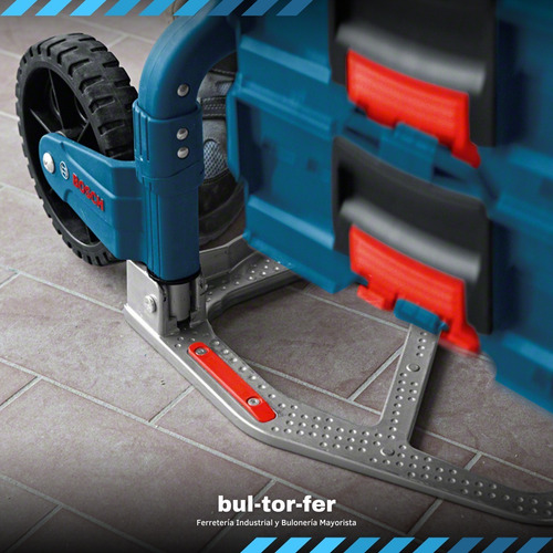 Imagen 3 de 9 de Carrito Para Transportar Cajas Maletin Bosch L-boxx 125kg