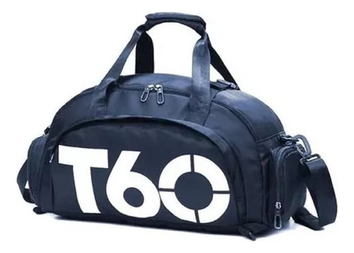 Mala Mochila T60 Academia Bagagem Viagem Cor Azul-escuro