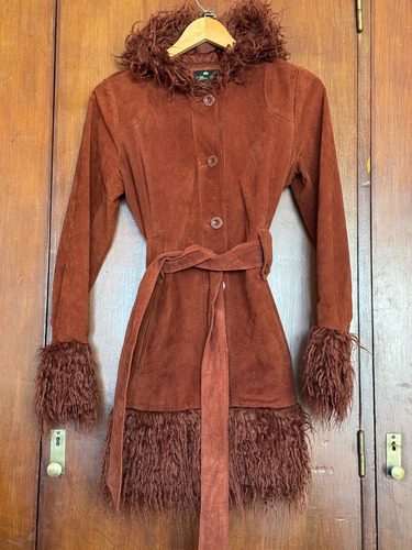 Tapado Trench Gamuza (real) Forever 21 Talle S (Usado)