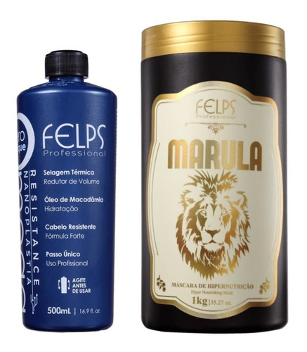 Omega Zero Felps Progressiva Resistance 500ml + Marula 1kg