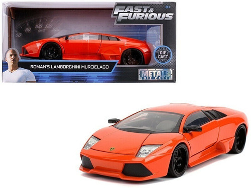 1/24 Jada Roman Lamborghini Murcielago Rapidos & Furiosos Color Naranja