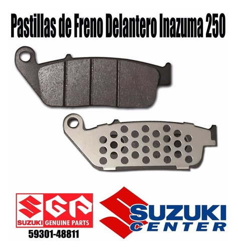 Pastillas Freno Delantero  Suzuki Gw250 Inazuma 59301-48811