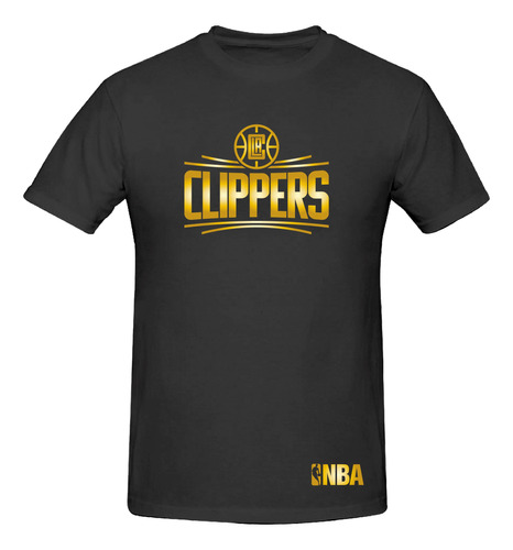 Playera Nba Los Angeles Clippers Vinil Gold