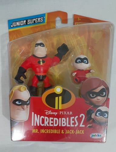 Figuras Increíbles 2 Mr Increíble Y Jack Jack Disney Picar (Usado)