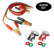 Comprar Super Kit Cables Auxiliares Bateria + Bornes + Arandelas  