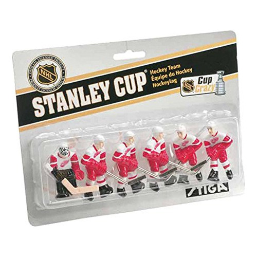 Paquete Del Equipo De Hockey Stiga Rod - Detroit Red Wings