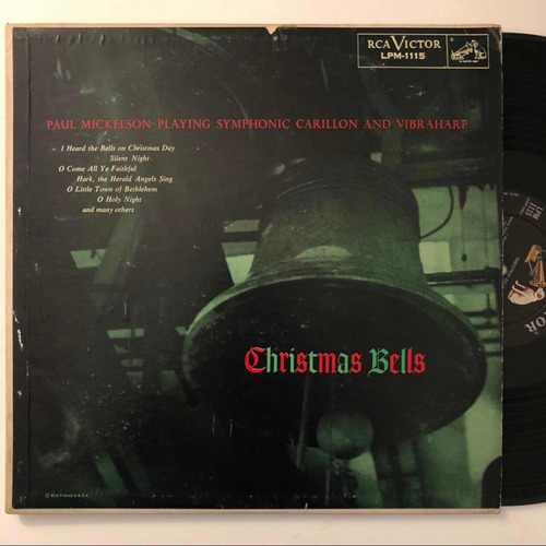 Paul Mickelson Christmas Bells Disco Vinilo Lp Importado