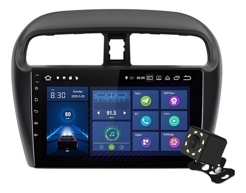 Estéreo Android Para Mitsubishi Mirage Attitude 2015-2020