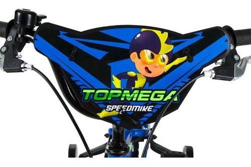 Imagen 3 de 7 de Bicicleta Topmega Speedmike Rodado 12 Infantil Niño Rueditas