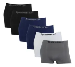 Kit com 6 Cuecas Boxer Box Classic Reebok