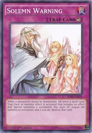 Advertencia Solemne Común Yugioh