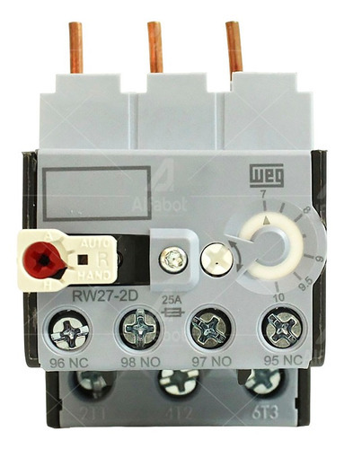 Relé Térmico Sobrecarga Rw27-2d3-u010 Ajuste 7 - 10a Weg