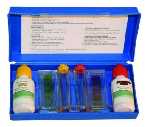 Test Kit Para Medición De Cloro Y Ph Para Piscinas