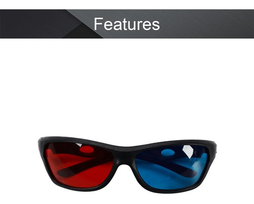 Gafas Othmro, De Visión 3d, Rojo-azul, Para Películas 3d