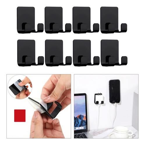 Soporte Para Maquinilla De Afeitar Sin Perforaciones, Negro