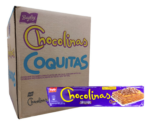 Galletitas Chocolinas De 170g Caja X 40un