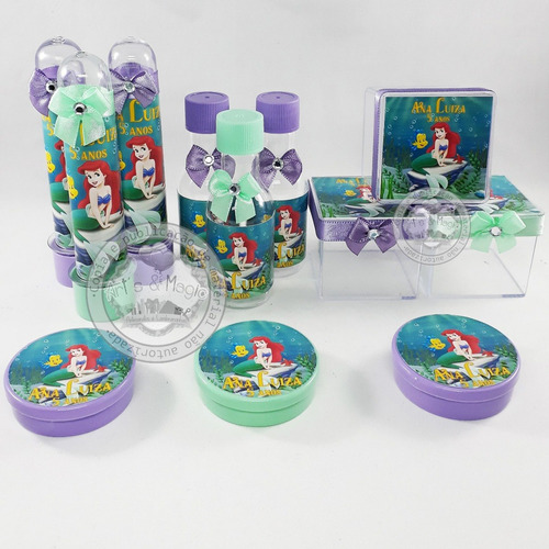 Imagem 4 de 6 de Lembrancinhas Personalizadas A Pequena Sereia - Ariel