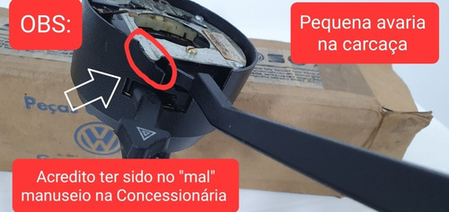 Chave De Seta Do Fusca Itamar Original Com Alerta Volkswagen