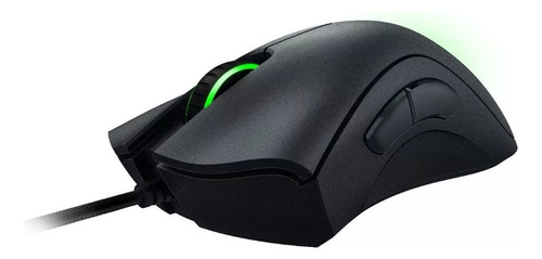 Mouse Gamer Razer Preto, Bonito e Ergonômico, 5 Botões, 6400 DPI, Razer Deathadder Essential