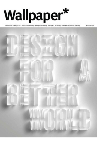 Revista Wallpaper  08/21. Diseño, Arquitectura. En Inglés