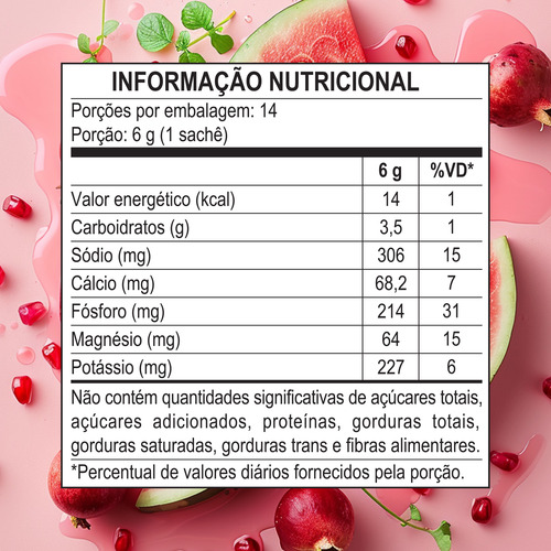 Isotônico Liquidz Sport Drink Cx 14 Doses - Melancia C/ Roma