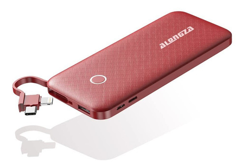 Alongza Cargador Bateria 10000 Mah Cable Telefono Portatil C