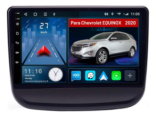 Stereo Android 12 Gps Chevrolet Equinox 2gb+32gb+carplay Bt 