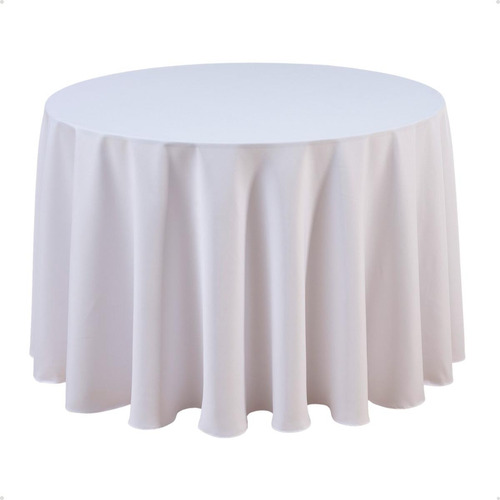 Kit 20 Toalha De Mesa Redonda 2,20m Oxford Para Festa Buffet