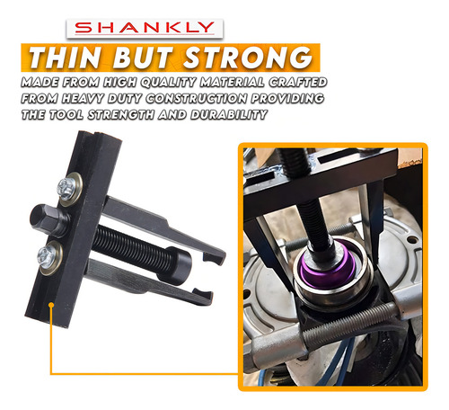 Shankly Extractor De Rodamientos Armónicos De Dos Mandíbulas Y Extractor De Engranajes, Herramienta De Extracción De Rodamientos Universales O Extractores Para Mecánicos, Herramienta De Extracción De